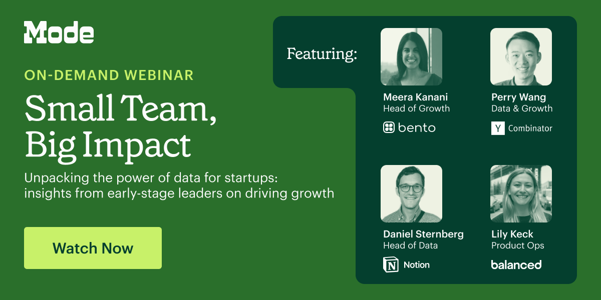 Small teams, big impact